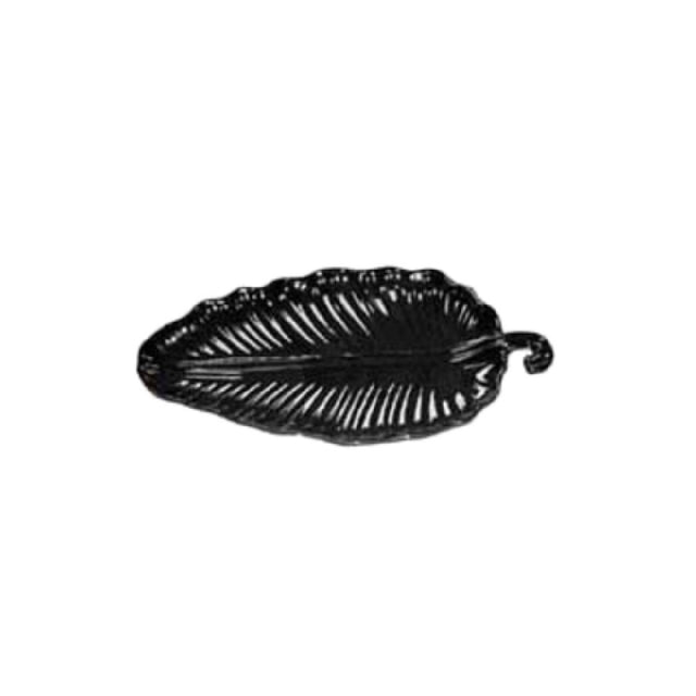 GET Enterprises LE-2514-BK Sonoma™ Leaf Platter 25" X 13-3/4" Break-resistant