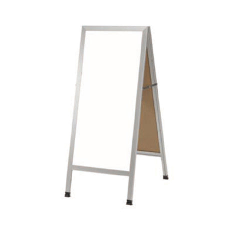 Aarco AA-35 Sidewalk Markerboard 18"W X 42"H White Melamine Board