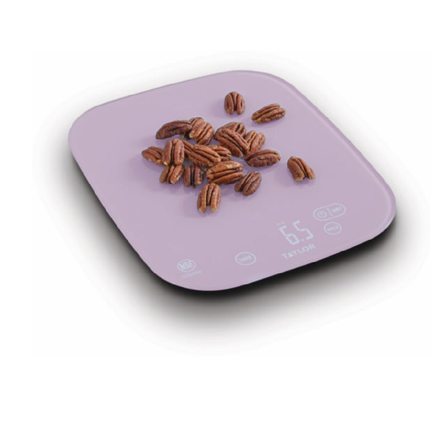 Taylor 5282002PR Waterproof Digital Scale 30 Lb Purple Allergen