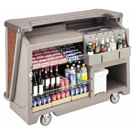 Cambro BAR650DS669 Cambar® Portable Bar 67-1/2"L X 28-1/2"W X 47-1/2"H Economy System