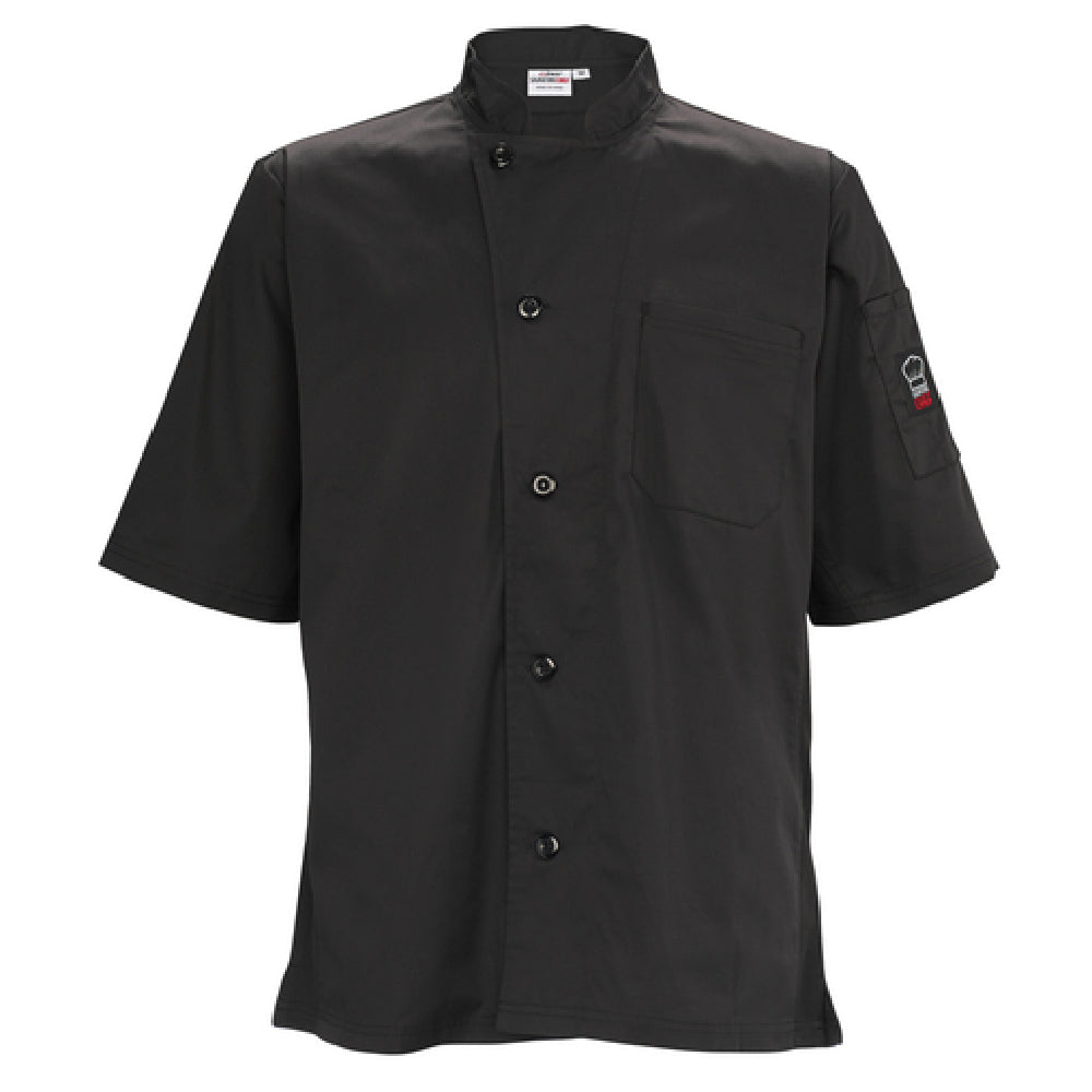 Winco UNF-9KS Broadway Ventilated Shirt Tapered Fit With Chest Pocket And Thermometer Pocket On Sleeve