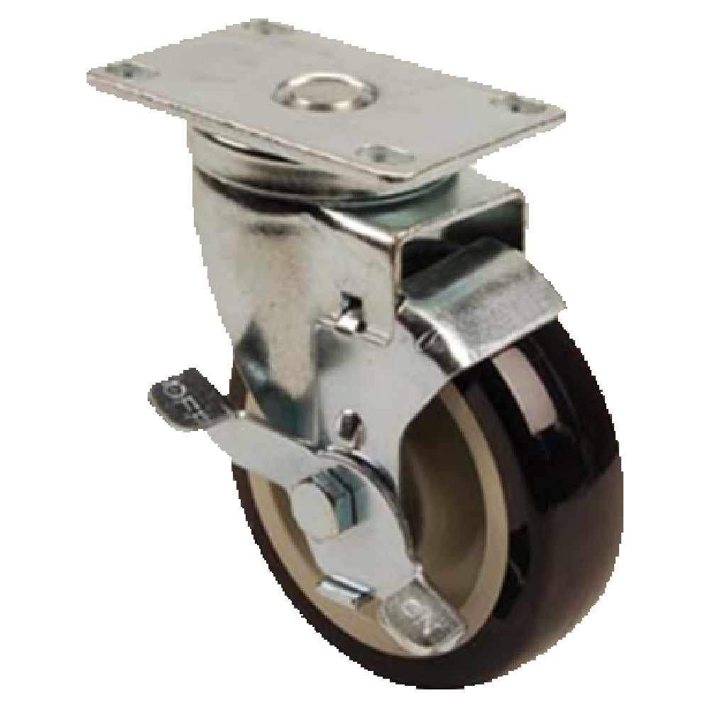 Franklin Machine Products 136-1047 Caster Swivel Plate With Brake 1-1/4"W