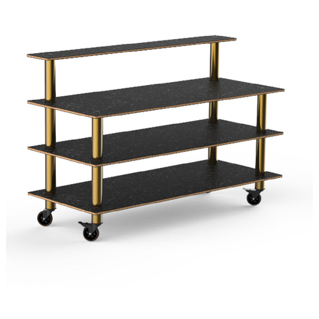 Steelite MGCMLB13MBXW Mogogo Buffet Solutions Modular Classic Plus 3-tier 71" X 29-1/2" X 47"H