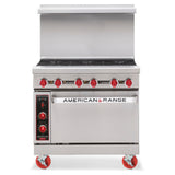 American Range AR-12G-4B-SB_NAT - Restaurant Range, Gas, 36"