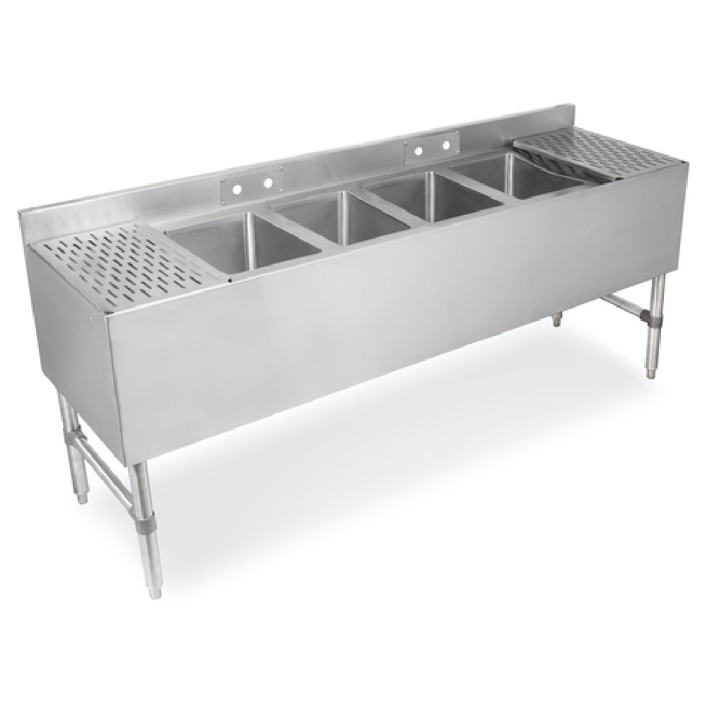 John Boos UBS4-2148 Underbar Sink Unit 4-compartment 48"W X 21"D X 32-1/2"H Overall Size