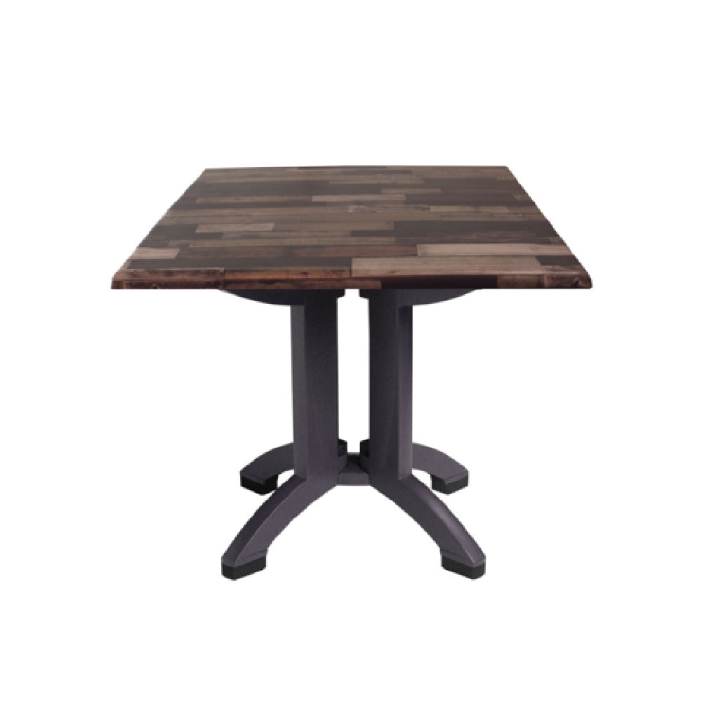 Grosfillex UT370720 - Atlanta Outdoor Table, 32" X 32" X 28-2/5"H, Square