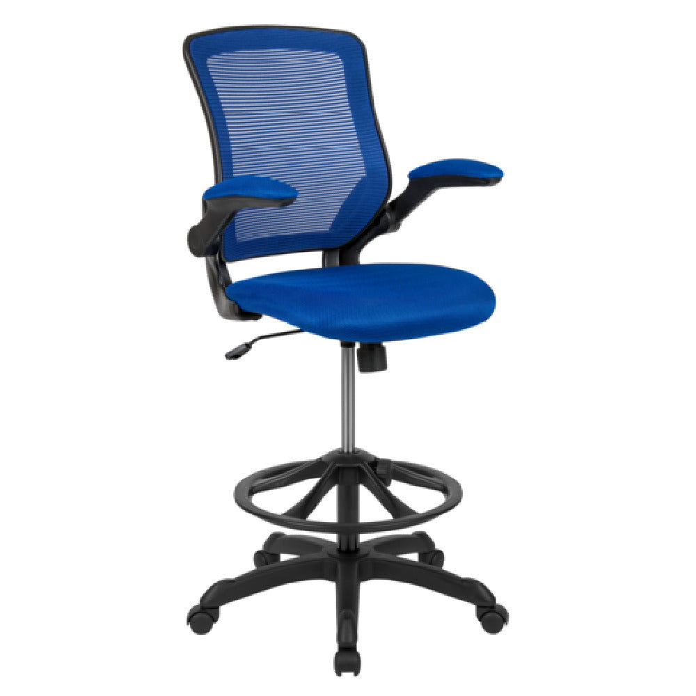 Flash Furniture BL-ZP-8805D-BLUE-GG Kale Drafting Chair 42" To 49-1/2" Adjustable Height