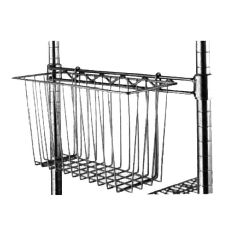 Metro H209C Quick Ship SmartWall Storage Basket 13-3/8"W X 5"D X 7"H Attaches To Mounting Rail