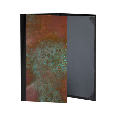 Risch PATINA-3V 8.5X14 Patina Hardback Authentic Copper Menu Cover (specify Color)