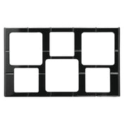Hubert 47046 - Cold Tile, 6-compartment, Holds (3) Garnish Bowls (#55972,39441,80599,68857,17116,27629) & (3) Garnish Bowls (#58910,12778,12682,97102,91089,89498)