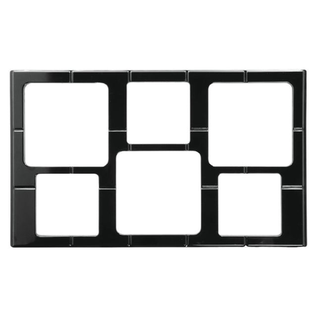 Hubert 47046 - Cold Tile, 6-compartment, Holds (3) Garnish Bowls (#55972,39441,80599,68857,17116,27629) & (3) Garnish Bowls (#58910,12778,12682,97102,91089,89498)