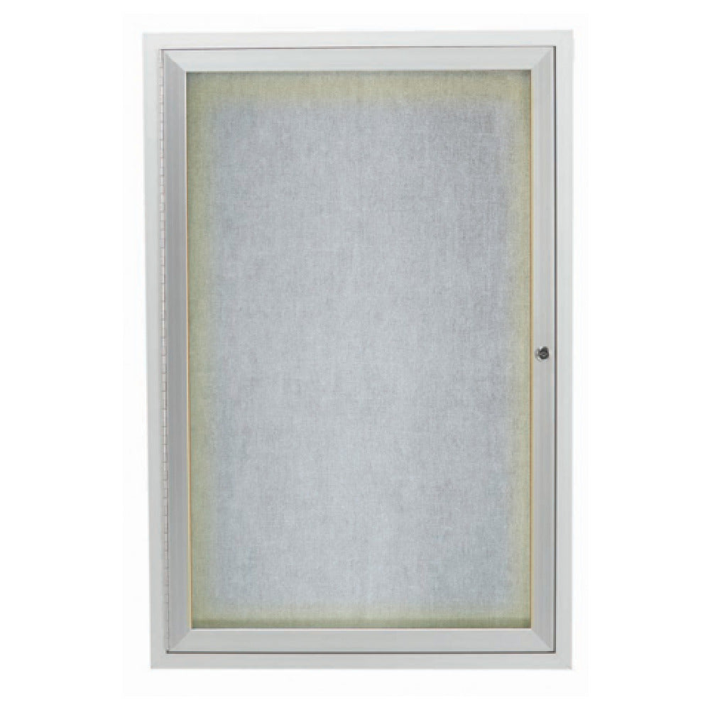 Aarco ODCC3624RI Aluminum Bulletin Board 24"W X 36"H Enclosed