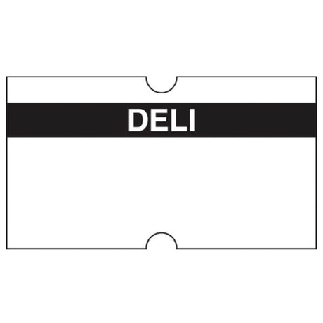 Hubert 67905 - Label, "Deli", For 1-line Pricing Gun