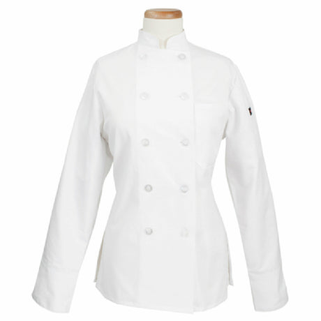 John Ritzenthaler Company RZWWCOATWHSM Women's Ritz® Kitchen Wears™ Chef's Coat 10-button