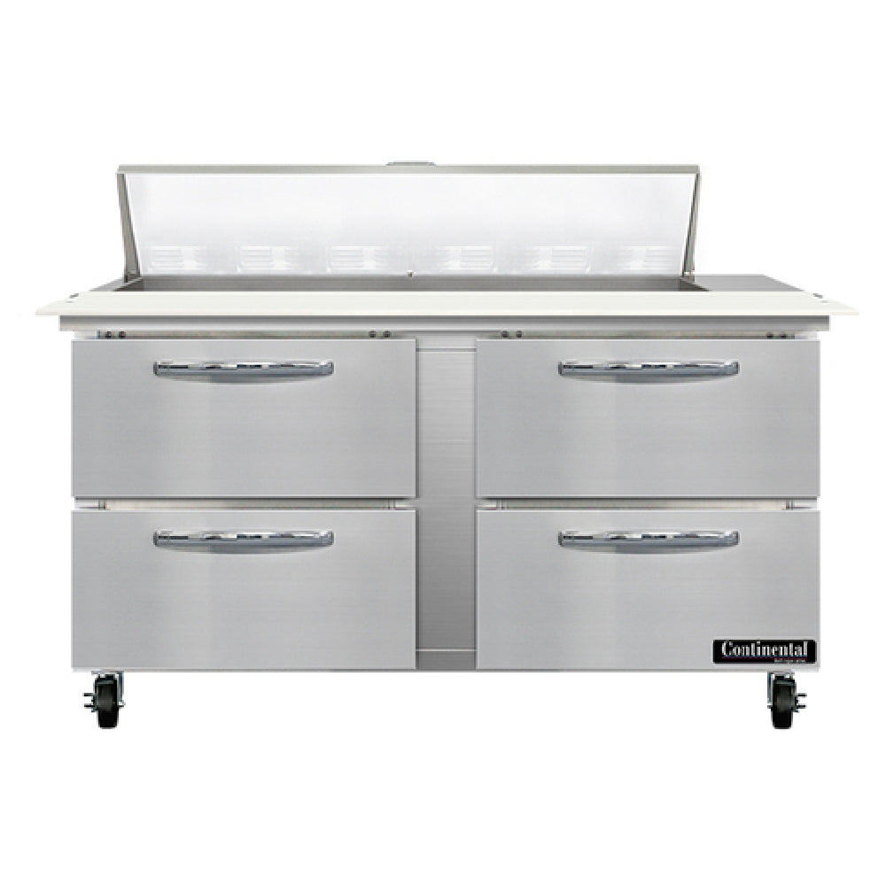 Continental Refrigerator SW60N12C-D Sandwich Unit 60"W 17.0 Cu Ft Capacity