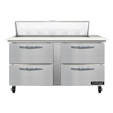 Continental Refrigerator SW60N12C-D Sandwich Unit 60"W 17.0 Cu Ft Capacity