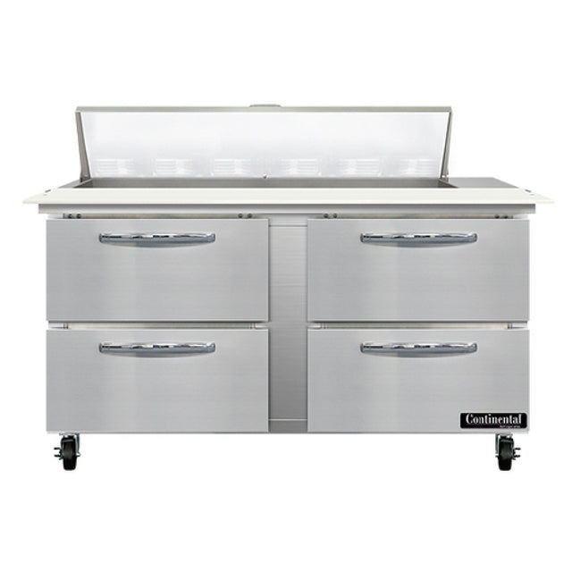 Continental Refrigerator SW60N12C-D Sandwich Unit 60"W 17.0 Cu Ft Capacity