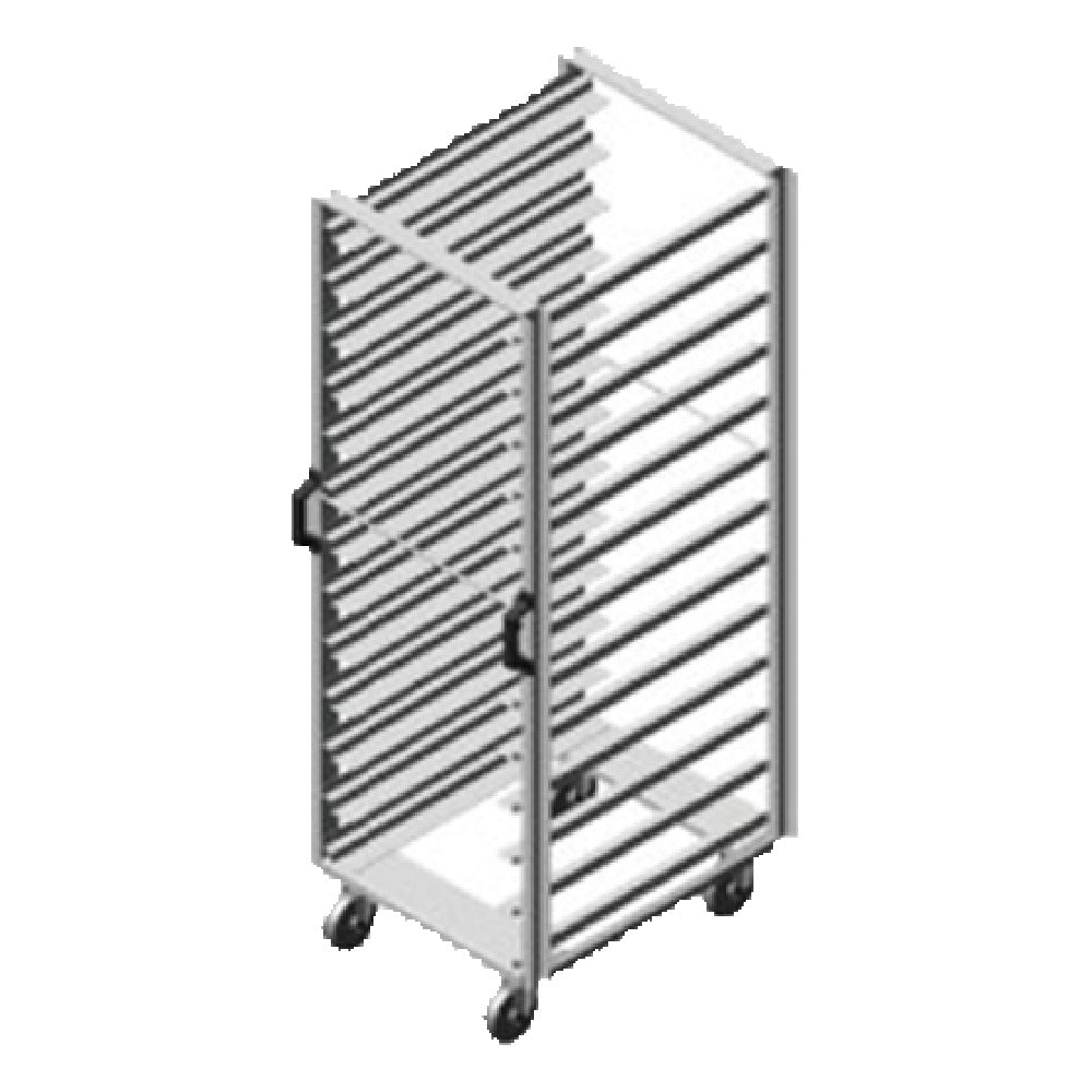 American Panel APR13-26 Mobile Pan Rack Accommodates 26 Full Size Steam Table Pans (12”x20”x2 1/2”) Or 13 Full Size Sheet Pans (18”x26”)