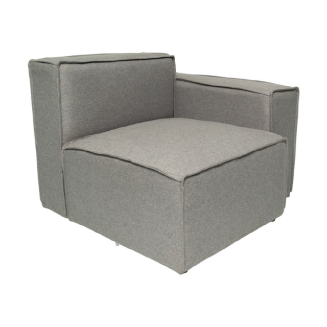 Flash Furniture IS-IT2231-RC-GRY-GG Bridgetown Luxury Modular Sectional Sofa Right Side With Arm Rest Only