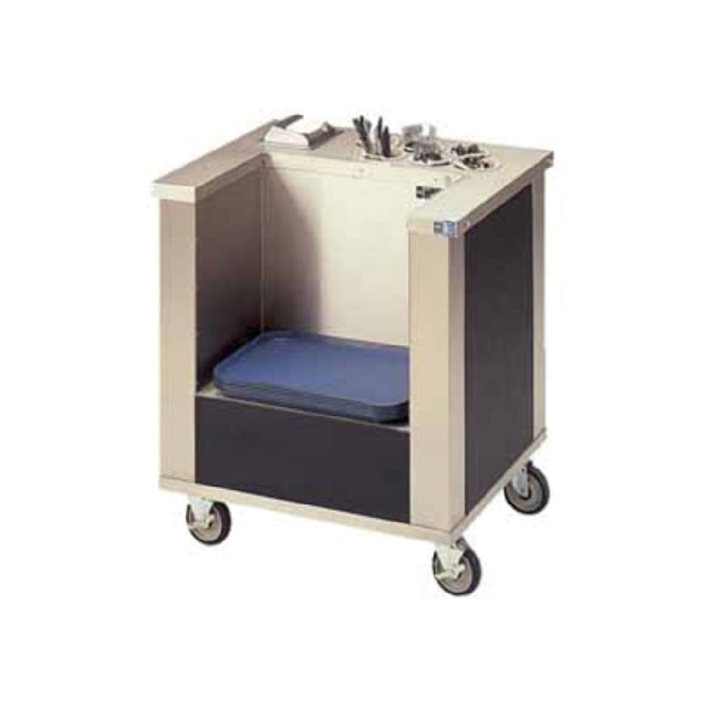 Piper Products BPS - Elite Buffet Plate Stand, Stainless Steel Top & Legs, Mobile Modular Design