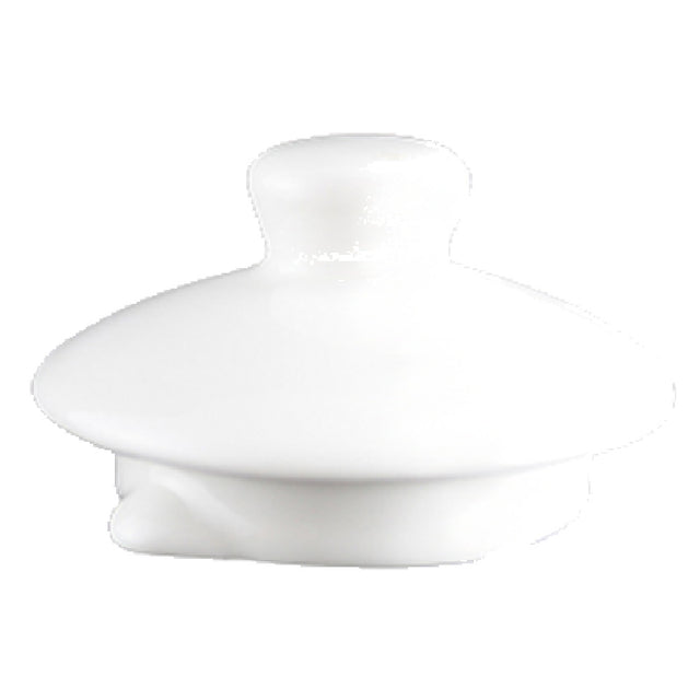 Vertex China SK-TL Teapot Lid Sculpted Lines White