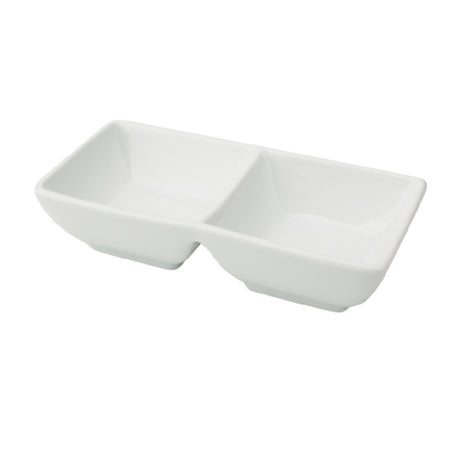 Yanco CA-4032 Cambria Sauce Dish 2-3/4"W X 5-1/2"D X 1-3/8"H 4 Oz