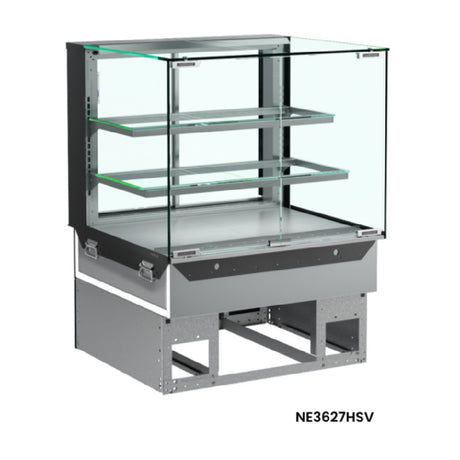 Structural Concepts NE4827HSV Reveal® Service Heated Slide In Counter Case 47-3/4"W