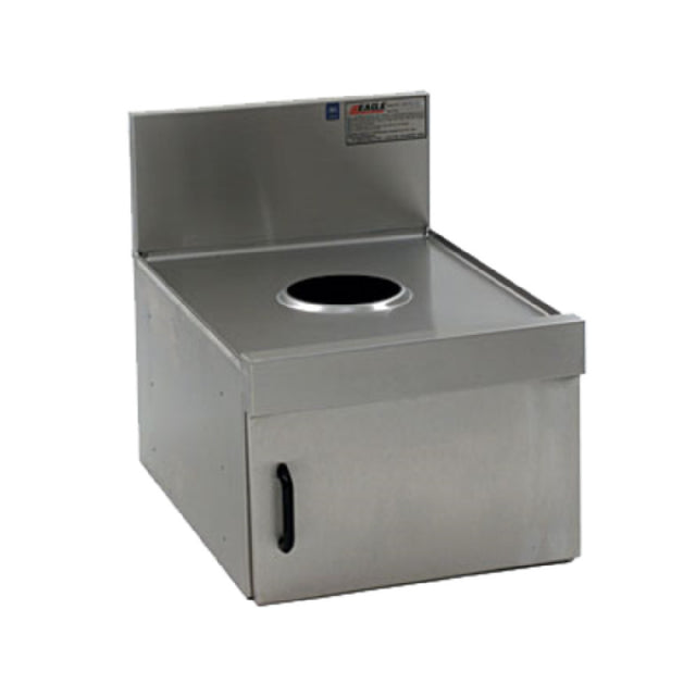 Eagle DW18-24 Spec-Bar® Dry Waste Unit 18" L X 24"D With 6" Round Opening In Top