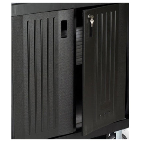 Rubbermaid FG619700BLA - Xtra™ Locking Door Kit, Black, Made In USA
