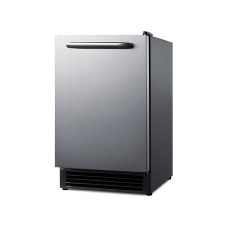 Summit BIM26 Drain-free Design Icemaker 15" Wide Stainless Steel Door