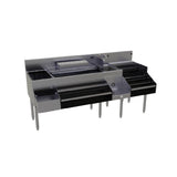 Glastender ALL-66D-CP10 All-In-One Underbar Ice Bin/Cocktail Station Blender Station