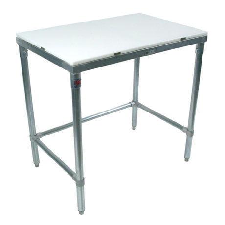 John Boos M008 Cutting Table 36"W X 30"D X 35-3/4"H Overall Size 3/4" Reversible Flat Poly Top