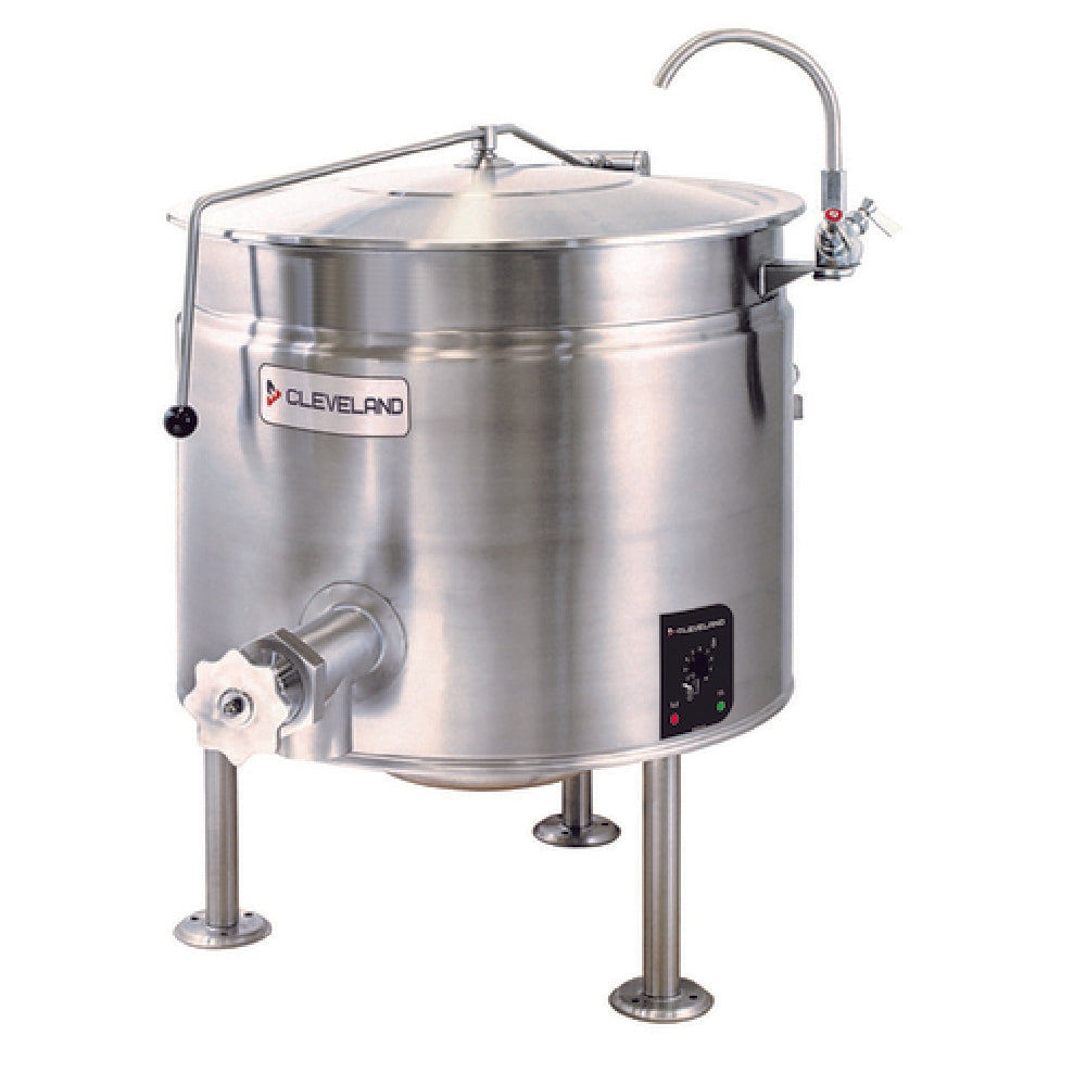 Cleveland KEL40SH_208/60/3 Short Series™ Steam Jacketed Kettle Electric 40-gallon Capacity