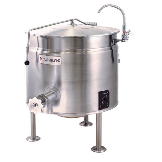 Cleveland KEL40SH_208/60/3 Short Series™ Steam Jacketed Kettle Electric 40-gallon Capacity