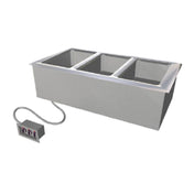 Duke DI-3E-SW - Hot Food Drop-In Unit, Electric, With (3) 12" X 20" Hot Food Wells