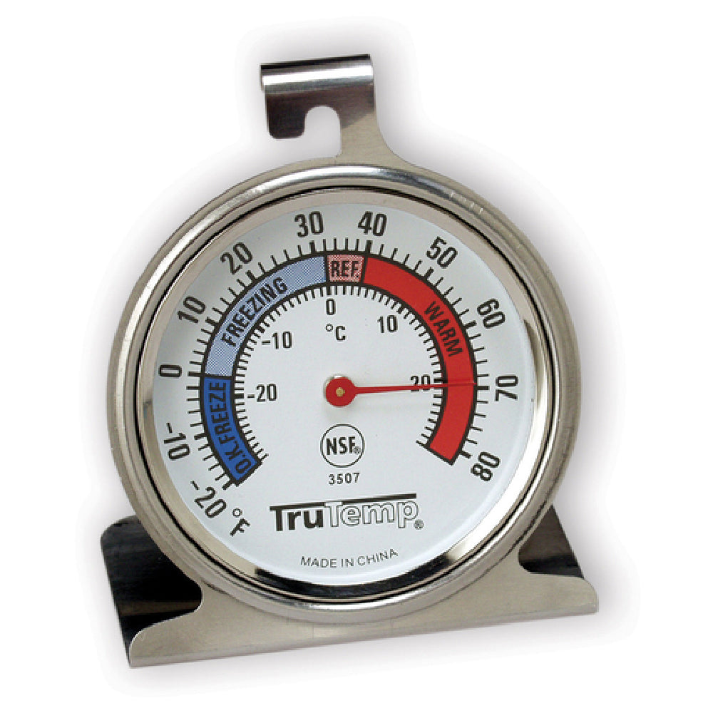 Taylor 3507FS Refrigerator/Freezer Thermometer 2-1/2" Dial 20° To 80°F (-30° To 30° C) Temperature Range