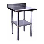 Hubert 19268 - Kratos® 304 Stainless Steel Work Table, 24"W X 24"D X 38"H, 16 Gauge Type 304 Stainless Steel Top