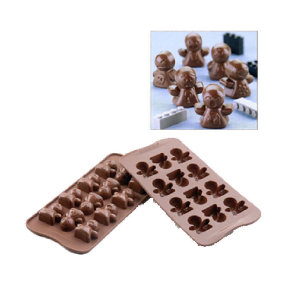 Louis Tellier SCG15 Silikomart Chocolate Mold Mood Makes (12) 0.27 Oz. Pieces