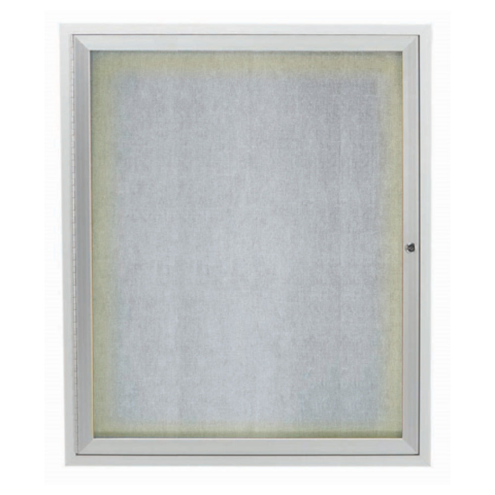 Aarco ODCC3630RI Aluminum Bulletin Board 30"W X 36"H Enclosed