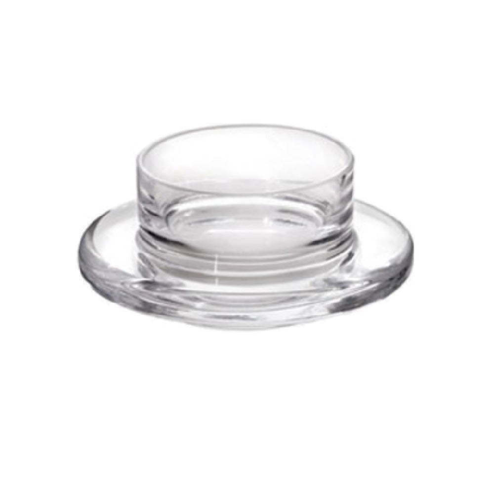 Tableware Solutions USA F91001 Butter Dish Base Only 3-1/2" Dia. 1 Oz. (0.03 L)