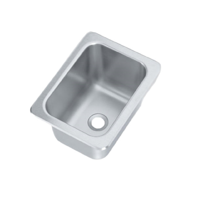 Vollrath 101-1-2 Drop-In Sink One Compartment 10"W X 14" Front-to-back X 10" Deep Compartment