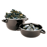 Paderno 42414-10 Mussel Pot Set 2.2 Lb. Includes: (1) 7-7/8" Dia. X 4-3/4"H Base Pot And (1) 7-3/8" Dia. X 3"H Lid/shell Receptacle