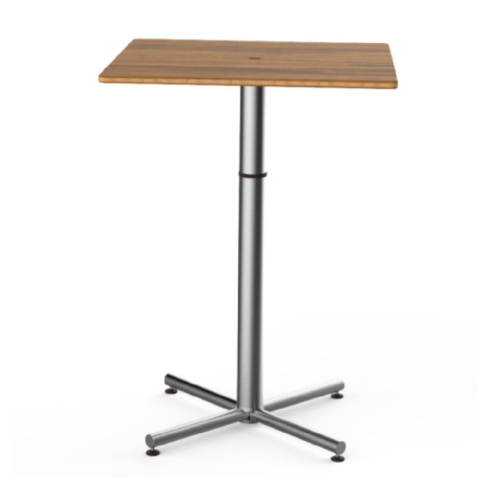 Steelite MGCPBS01BSXX - Square Bar Table, 30.0" X 30.0" X 42.0", Polo
