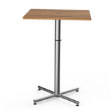 Steelite MGCPBS01BSXX - Square Bar Table, 30.0" X 30.0" X 42.0", Polo