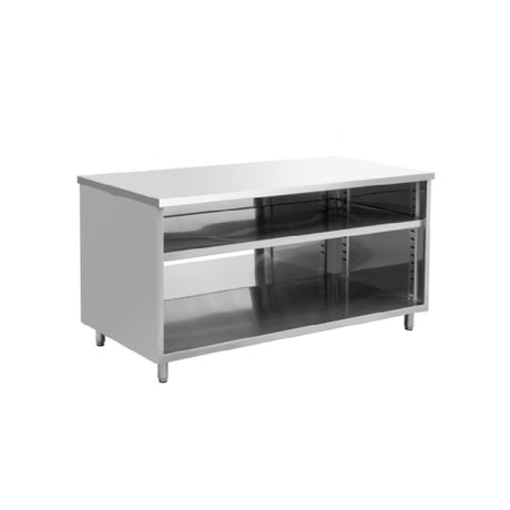 Hubert 52488 - Kratos® Enclosed Worktable, 72"W X 30"D X 36"H, 16 Ga