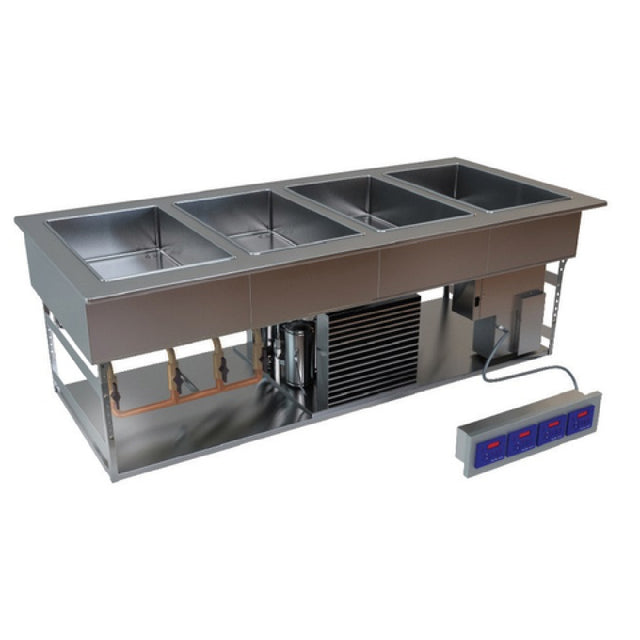Low Temp Industries DI-QSCHP-4 QuickSwitch™ Hot/Cold/Freeze Food Well Drop-in 64-3/4"W X 26-3/4"D X 21-16/25"H
