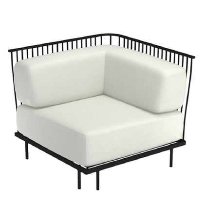 Emuamericas, Llc E1084WC - Cannolè Lounge Corner Module, Outdoor/indoor, Steel Wire Back