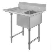 Klinger's Trading ECS11824DL24 Economy Sink One Compartment 44-1/2"W X 29-1/2"D X 41"H