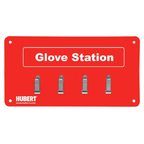 Hubert 13808 - Glove Station Organizer, 4-clip, 14" X 6"H