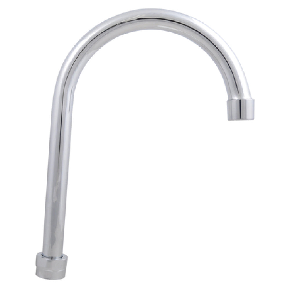 BK Resources BKF-HSPT-5G-G OptiFlow™ Heavy Duty Spout 5" Gooseneck High Polished Chrome Finish